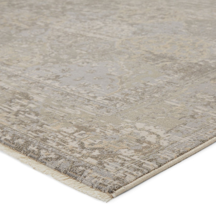 Jaipur Living Lourdes Trellis Gray/ Cream Area Rug (7'10"X10'10")