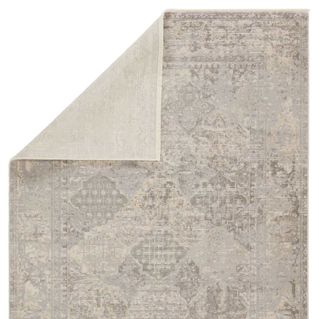 Jaipur Living Lourdes Trellis Gray/ Cream Area Rug (7'10"X10'10")