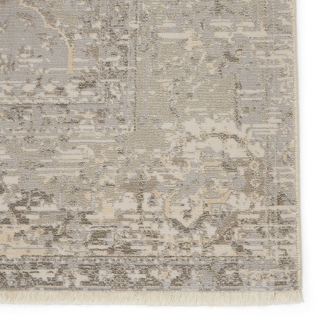 Jaipur Living Lourdes Trellis Gray/ Cream Area Rug (7'10"X10'10")