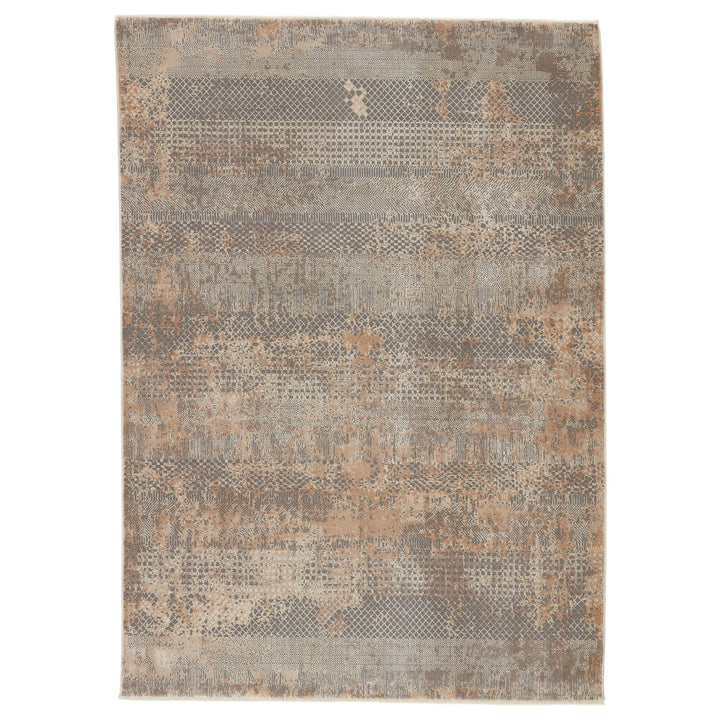 Jaipur Living Ezri Tribal Gray/ Tan Area Rug (9'6"X12'6")