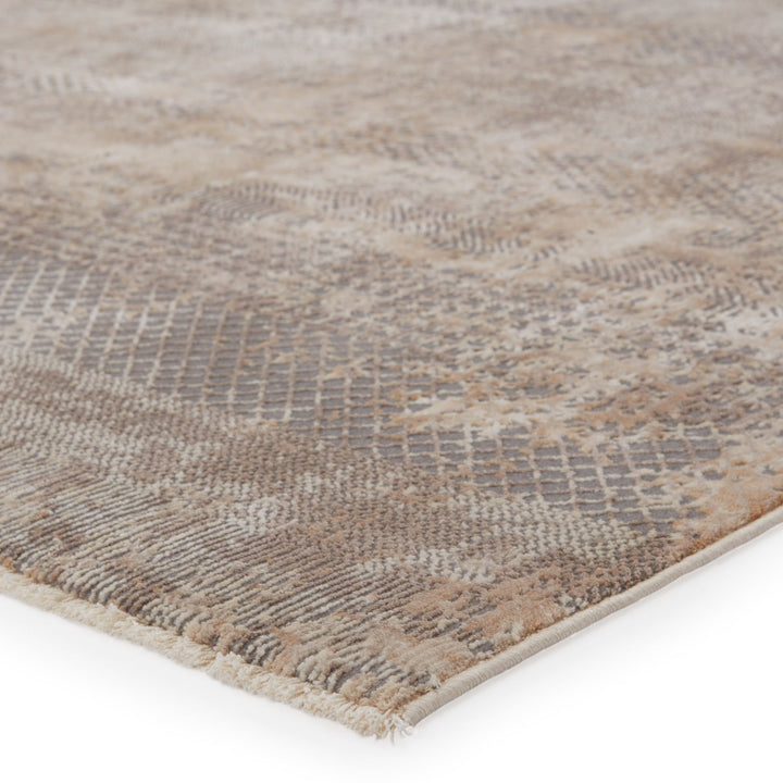 Jaipur Living Ezri Tribal Gray/ Tan Area Rug (9'6"X12'6")