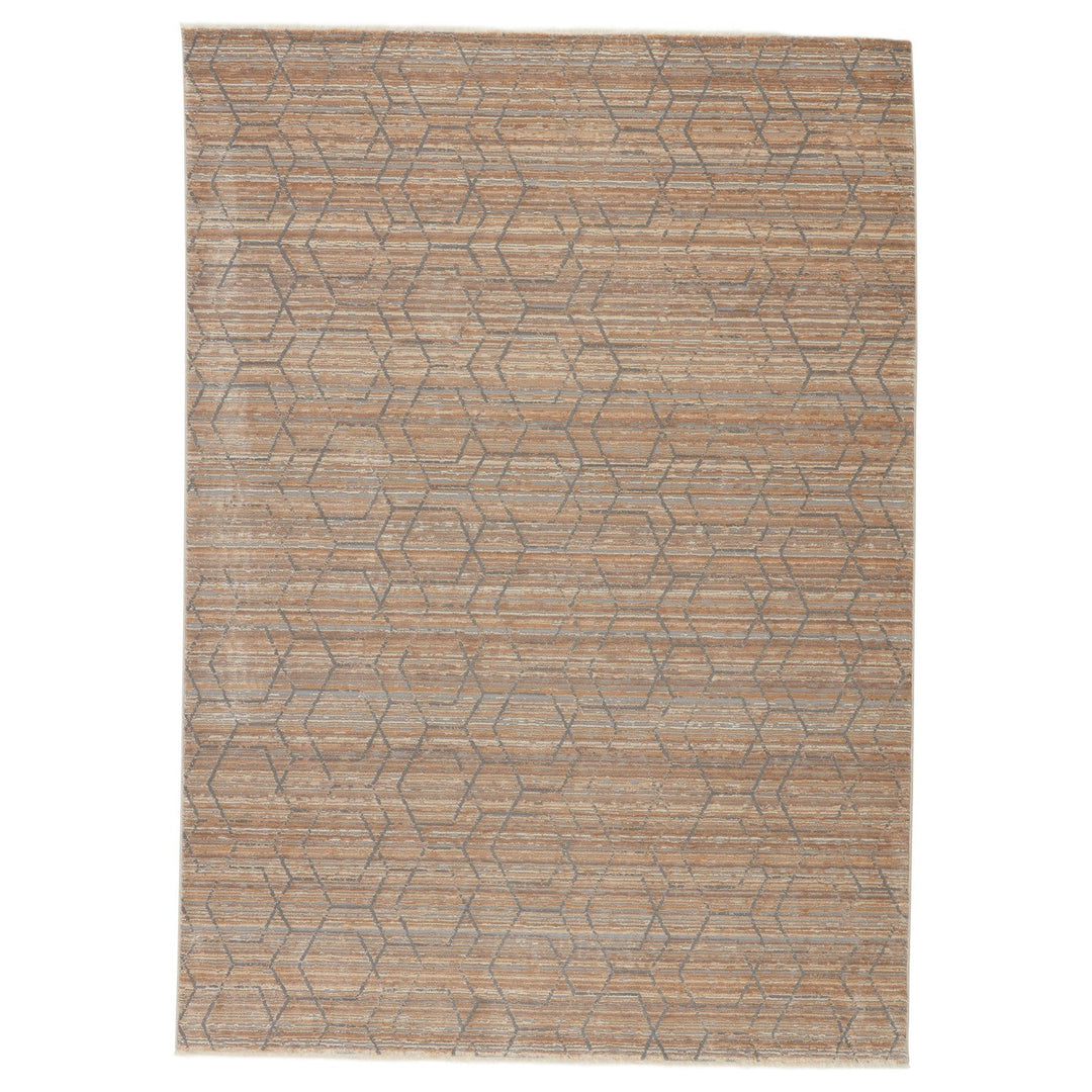 Jaipur Living Cavendish Trellis Tan/ Gray Area Rug (9'6"X12'6")