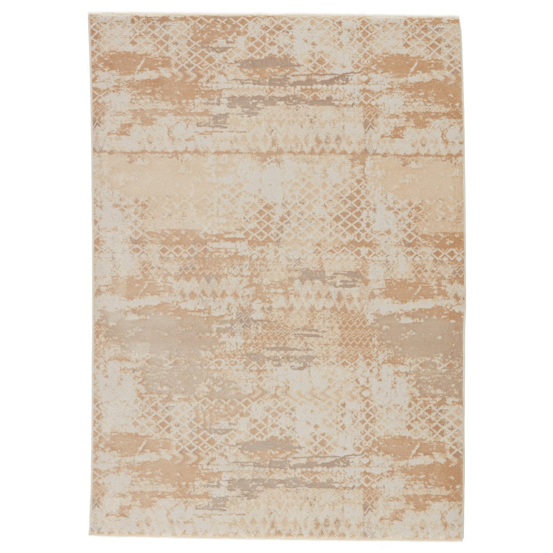 Jaipur Living Azami Tribal Gold/ White Runner Rug (2'6"X8')