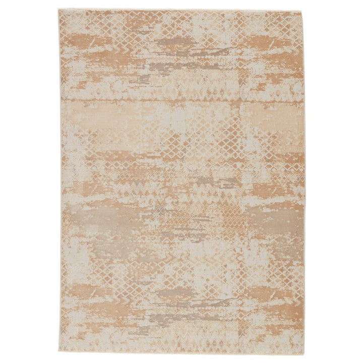 Jaipur Living Azami Tribal Gold/ White Area Rug (5'X7'6")