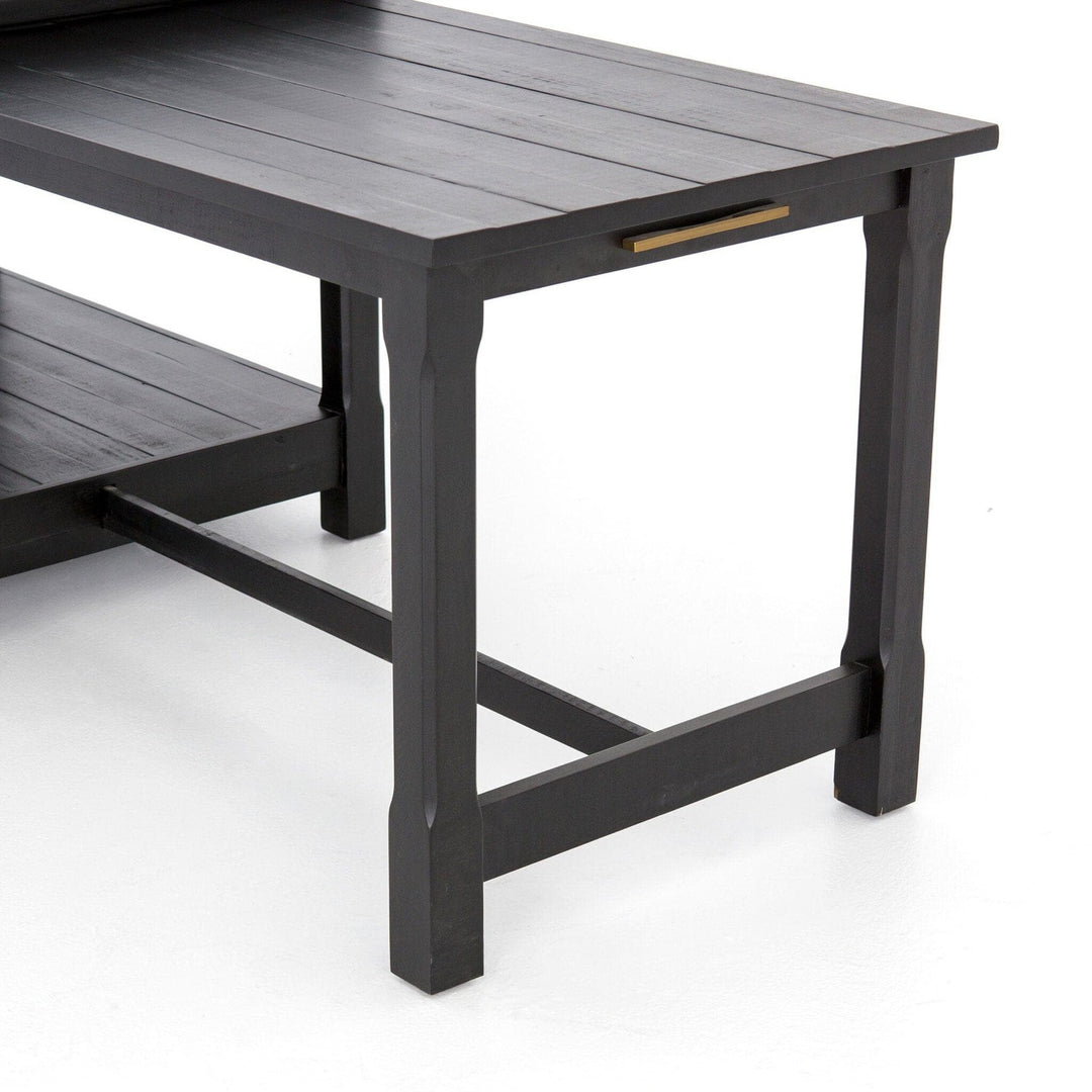 Maxwell Kitchen Island - Black Acacia