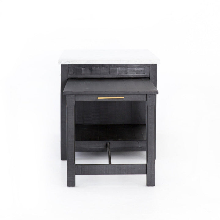 Maxwell Kitchen Island - Black Acacia