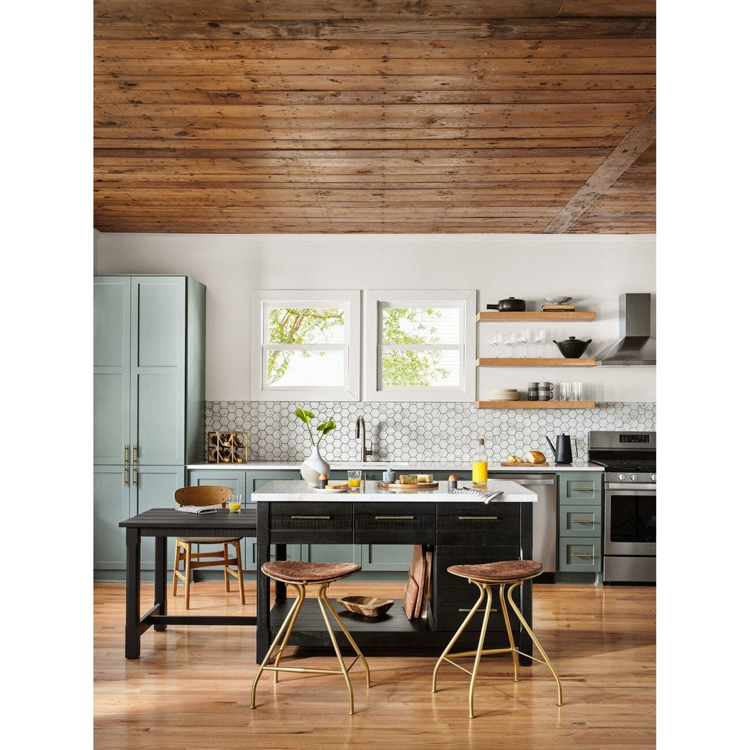 Maxwell Kitchen Island - Black Acacia