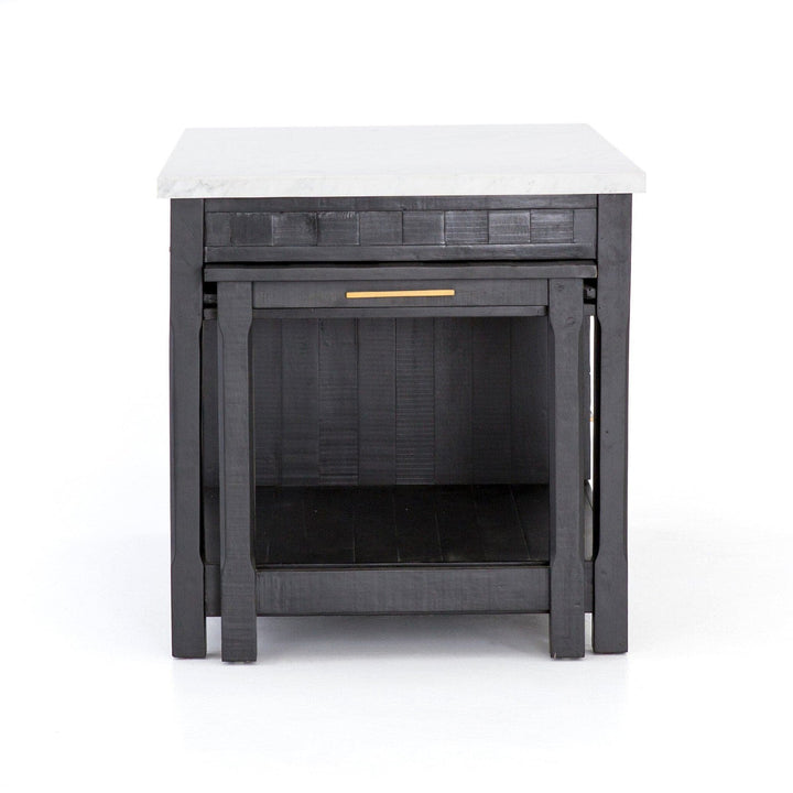 Maxwell Kitchen Island - Black Acacia