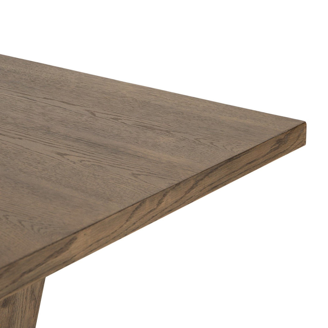 Harrison Dining Table-87" - Smoked Grey