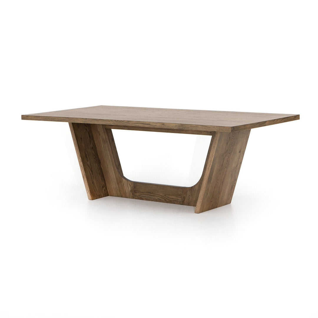 Harrison Dining Table-87" - Smoked Grey