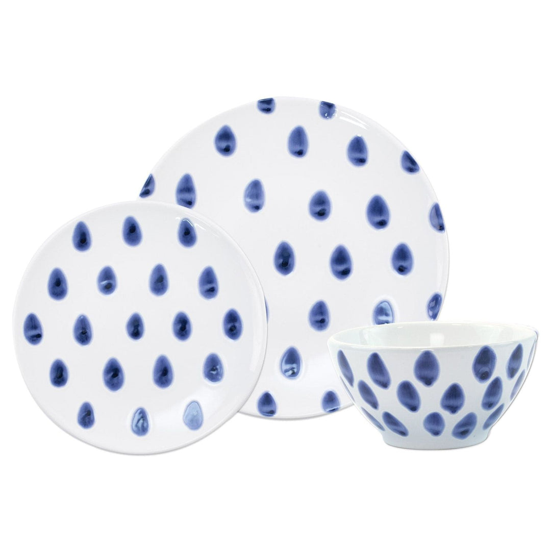 Santorini Place Setting - 3-Piece / Dot