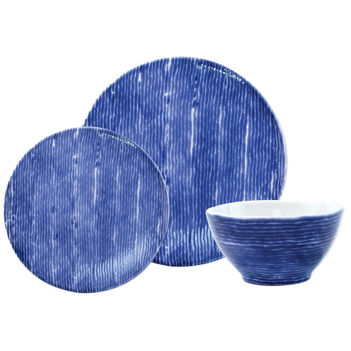Santorini Place Setting - 3-Piece / Stripe