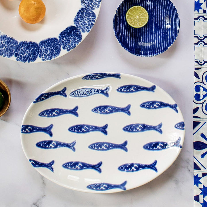 Santorini Fish Oval Platter