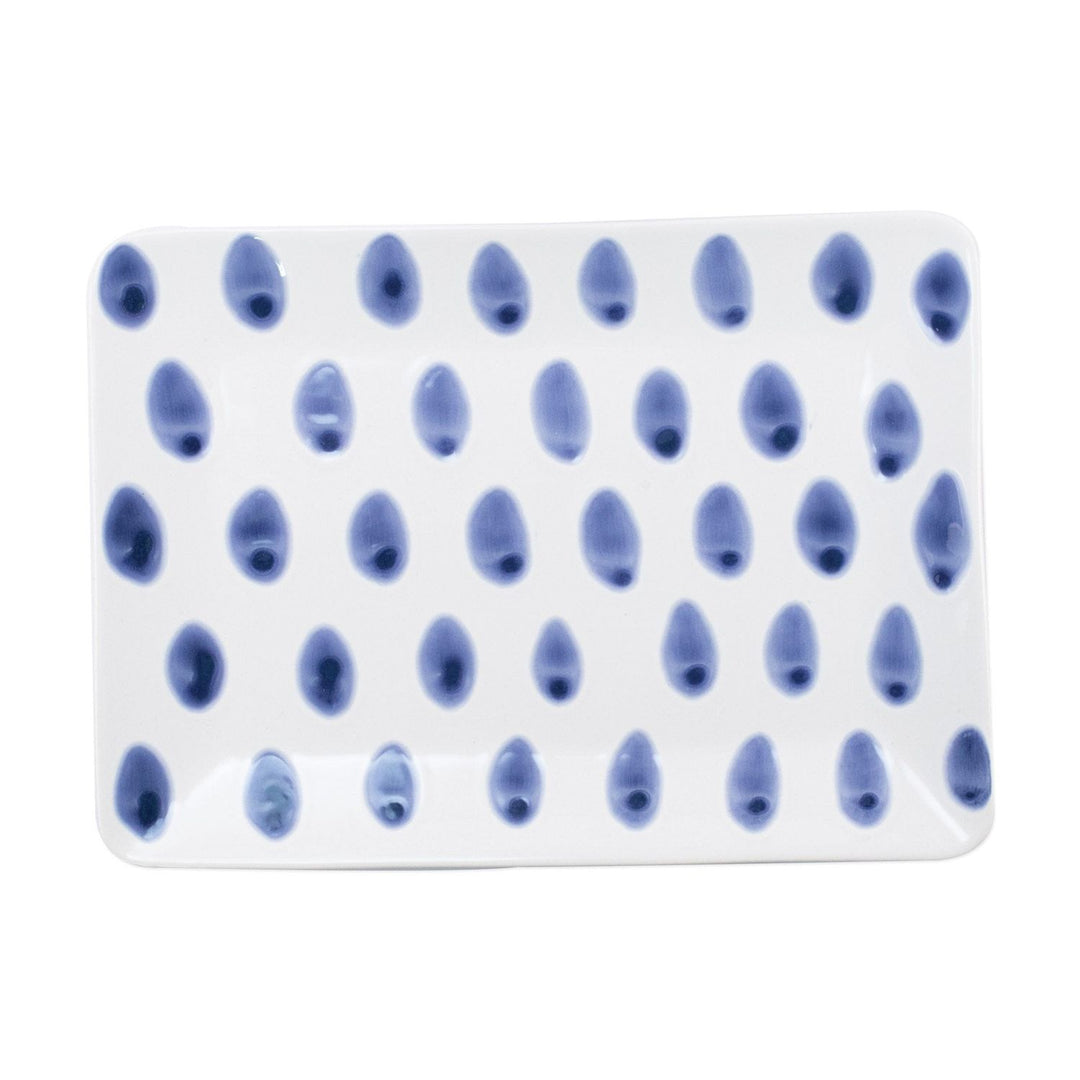 Santorini Dot Rectangular Platter