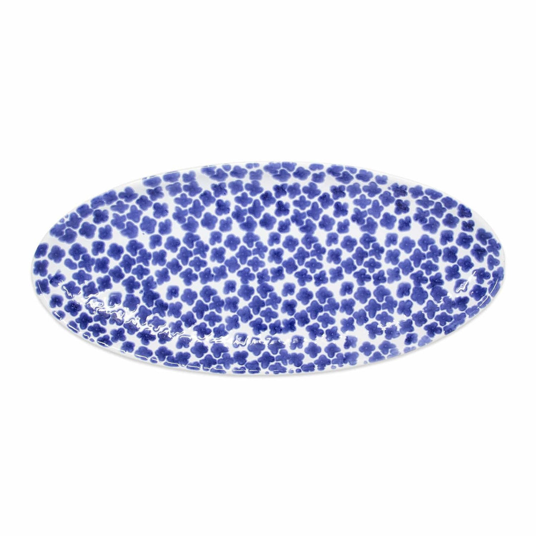 Santorini Flower Oval Platter - Default Title