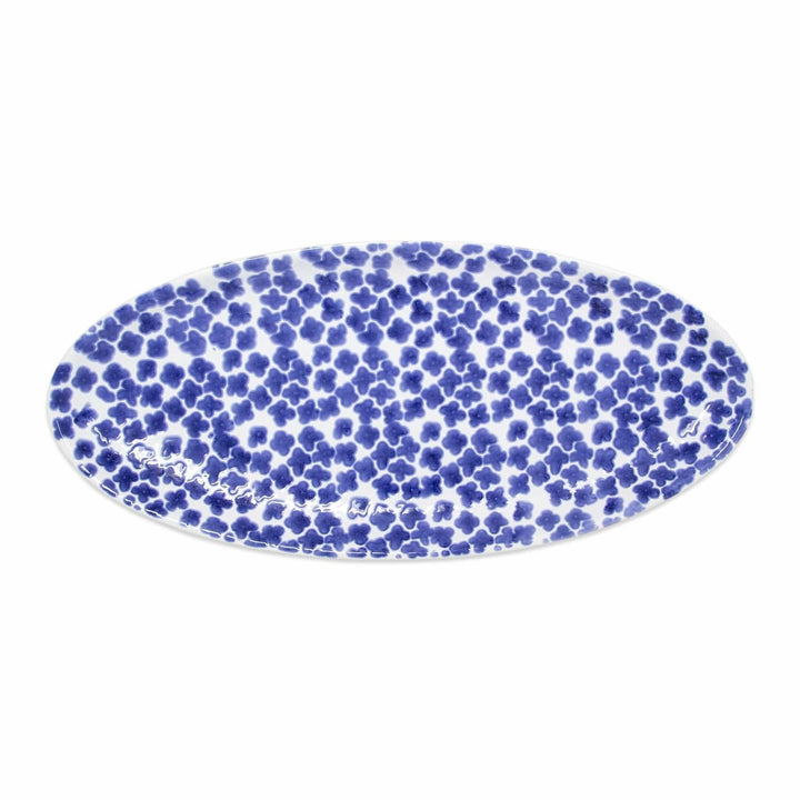 Santorini Flower Oval Platter - Default Title