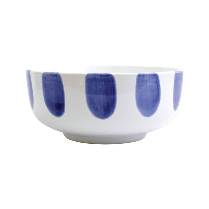 Santorini Dot Footed Serving Bowl