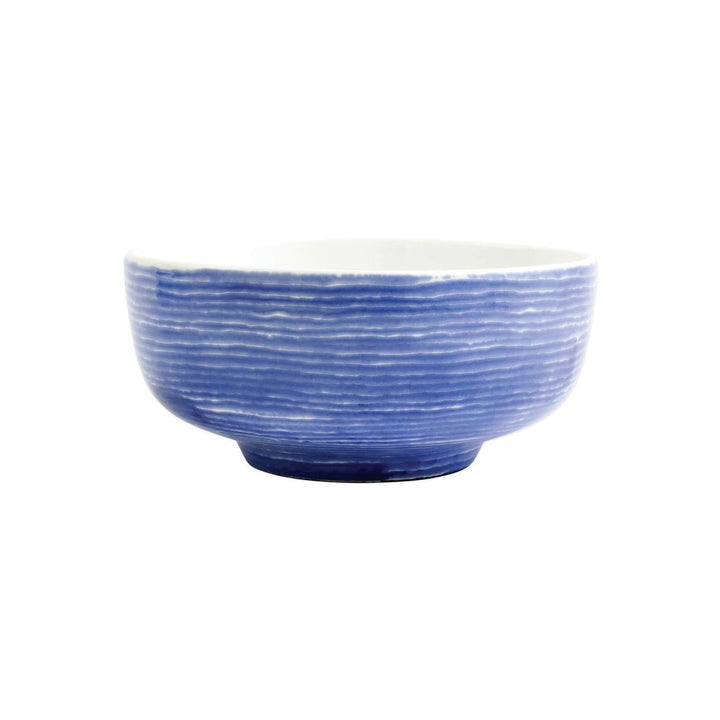 Santorini Stripe Footed Serving Bowl