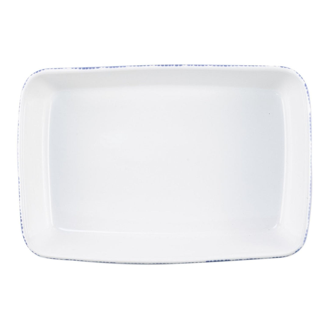 Santorini Stripe Rectangular Baker