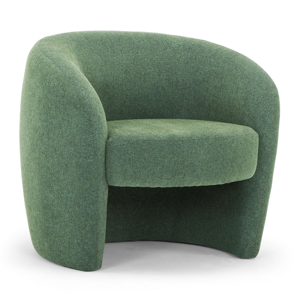 Blythe Accent Chair-Urbia-URBIA-VSD-BLY-C-DGRN-Lounge ChairsIcon Dark Green-5-France and Son
