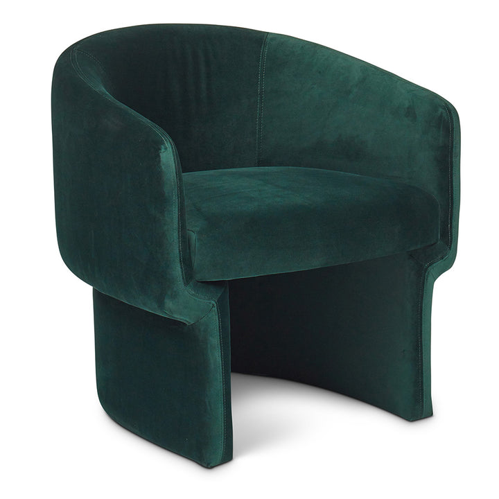 Jessie Accent Chair-Urbia-URBIA-VSD-JES-C-DGRE-Lounge ChairsDark Green-3-France and Son