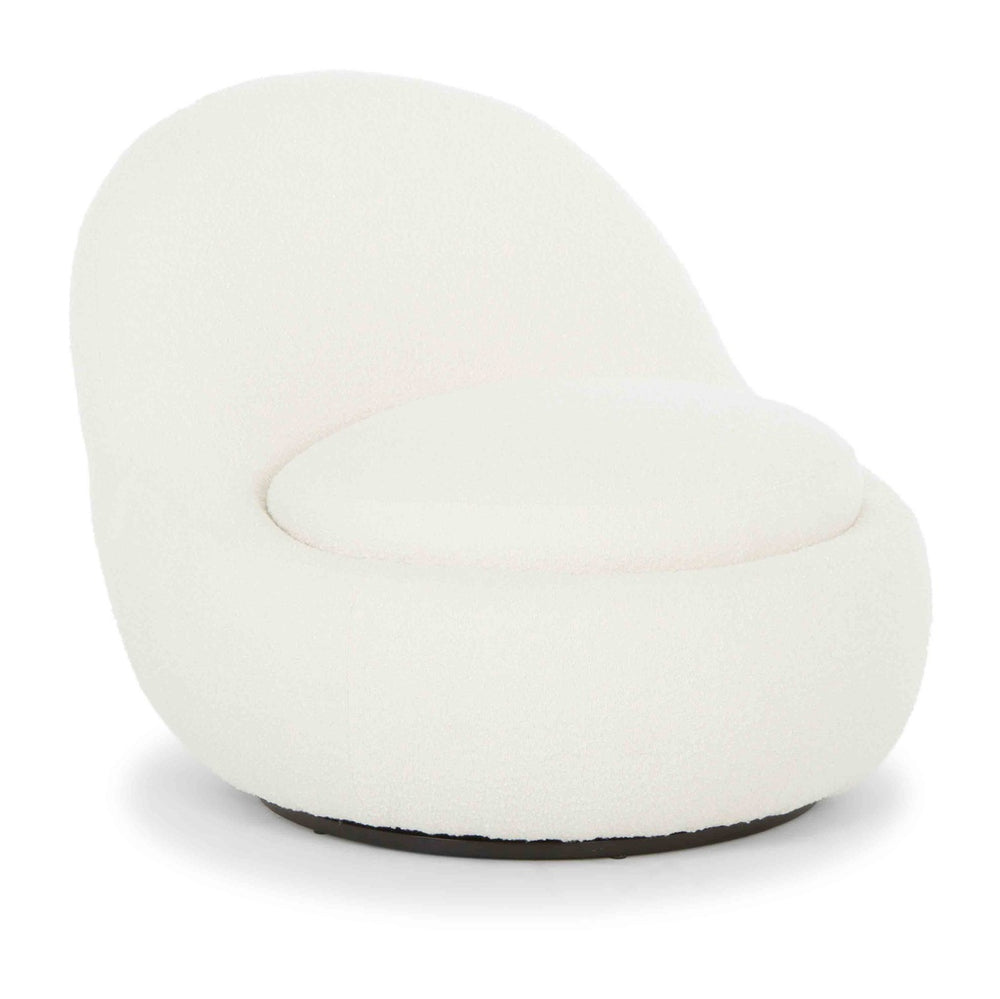 Lucas Swivel Chair-Urbia-URBIA-VSD-LUCAS-SWC-WHT-Lounge ChairsWhite Bouclé-2-France and Son