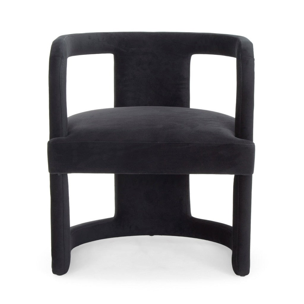 Rory Accent Chair-Urbia-URBIA-VSD-RORY-C-BLK-Lounge ChairsBlack-1-France and Son