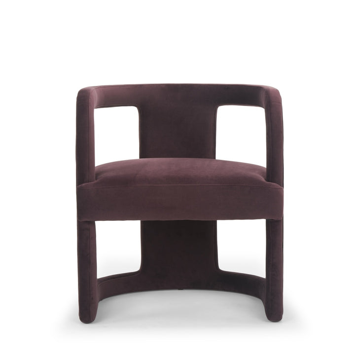 Rory Accent Chair-Urbia-URBIA-VSD-RORY-C-PLUM-Lounge ChairsPlum Purple-4-France and Son
