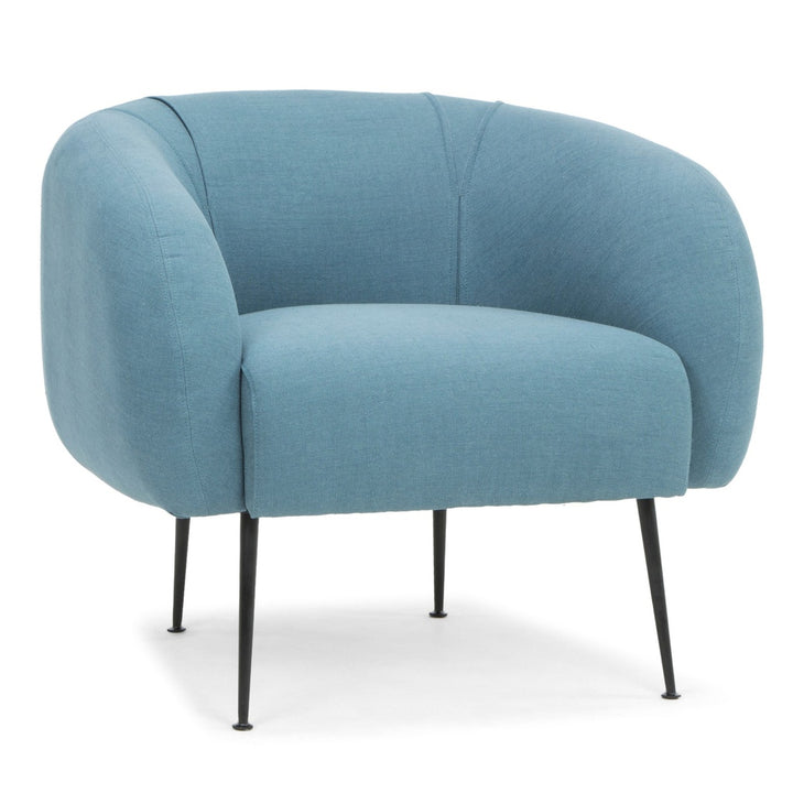 Sepli Accent Chair-Urbia-URBIA-VSD-SEPLI-C-TUR-Lounge ChairsTurquoise-5-France and Son