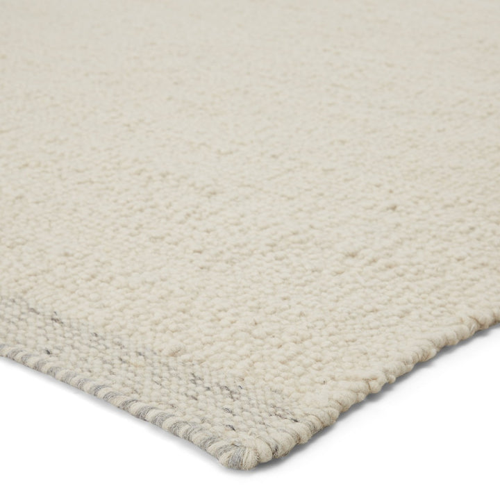 Jaipur Living Alondra Handmade Solid Cream/ Light Gray Area Rug (5'X8')