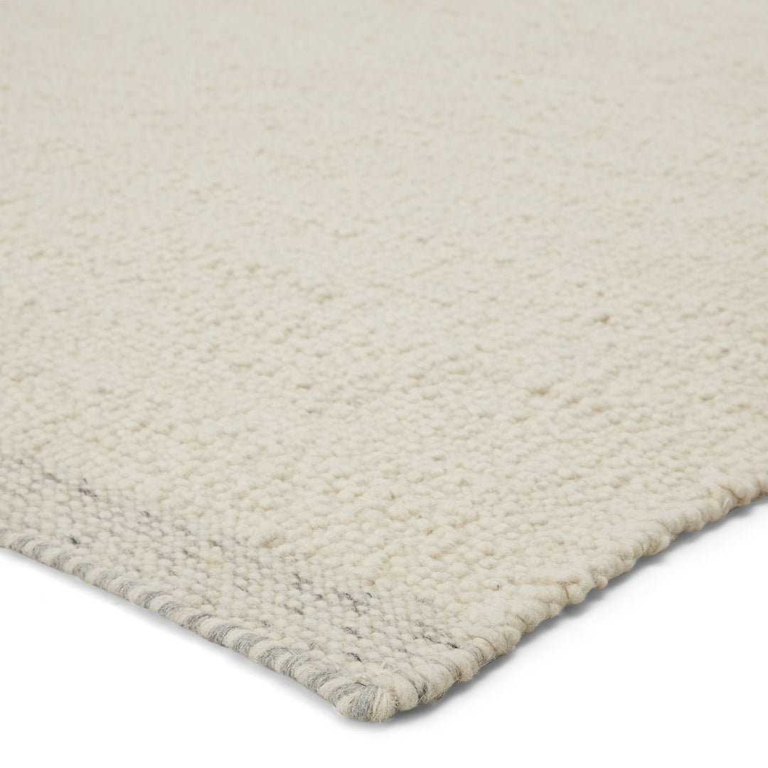 Jaipur Living Alondra Handmade Solid Cream/ Light Gray Area Rug (10'X14')