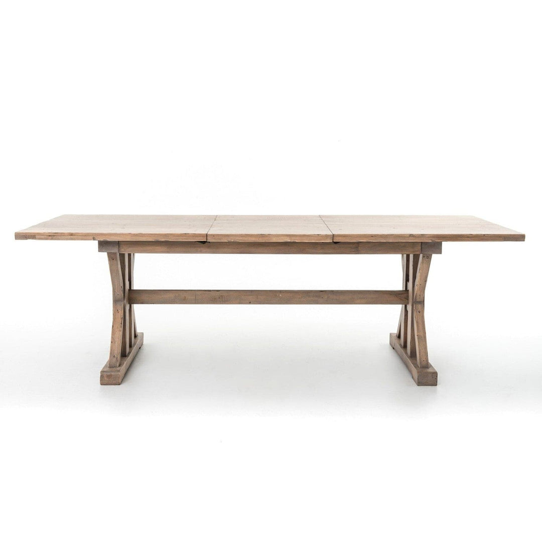 Harper Ext Dining Table 72"/96" - Sundried Wheat