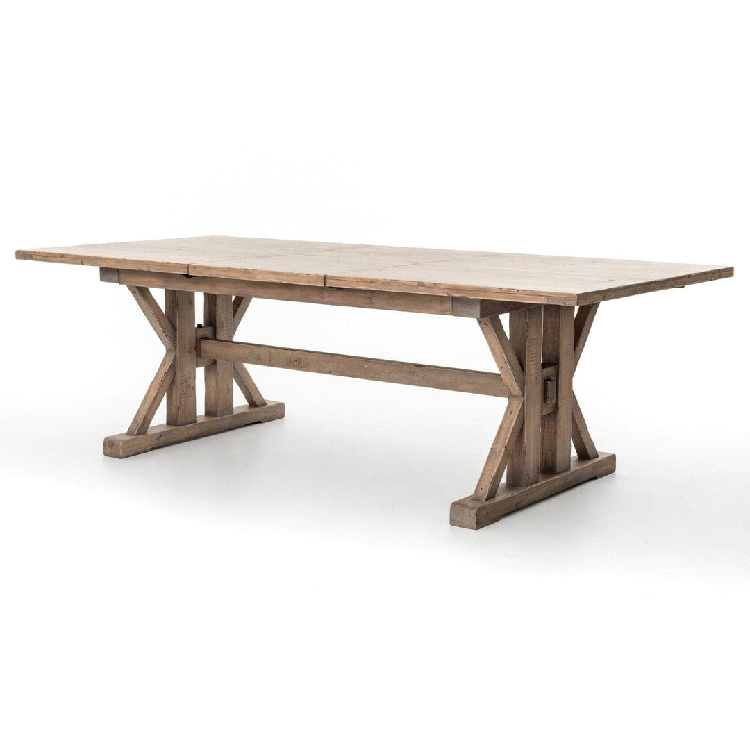 Harper Ext Dining Table 72"/96" - Sundried Wheat