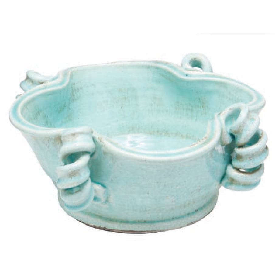 Vinci Centerpiece Bowl-ABIGAILS-ABIGAILS-717344-BowlsLight Aqua-2-France and Son