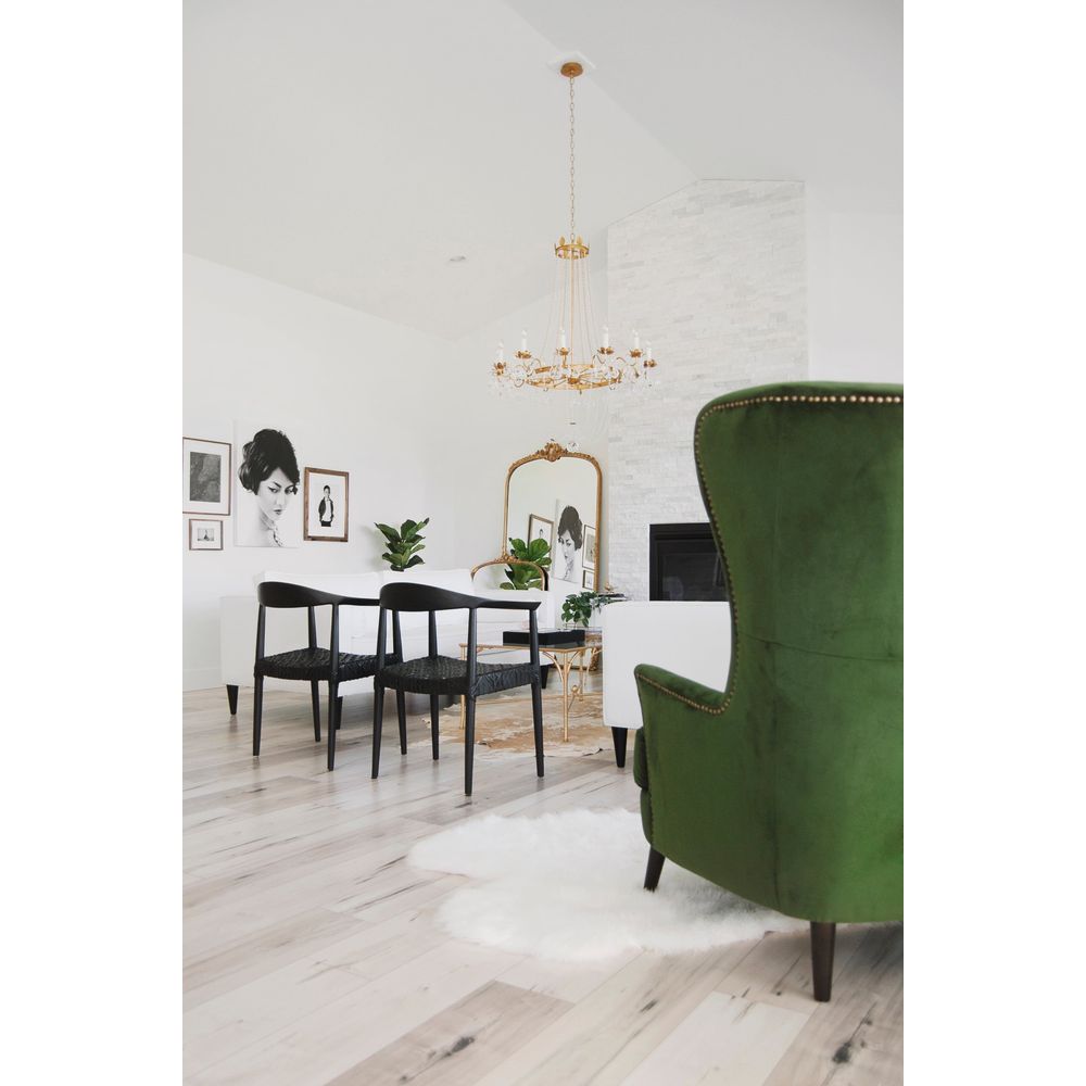 Chandeliers Viola Chandelier - Distressed Gold Leaf