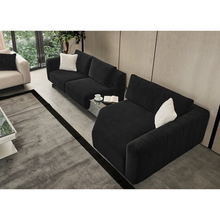 Vision Modular Sofa-Whiteline Modern Living-WHITELINE-SO1839-BLK-Sofas-3-France and Son