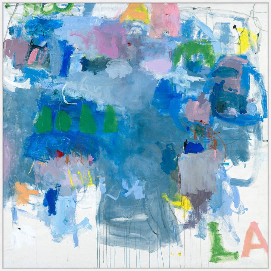 Wall Art LA Pool Blue