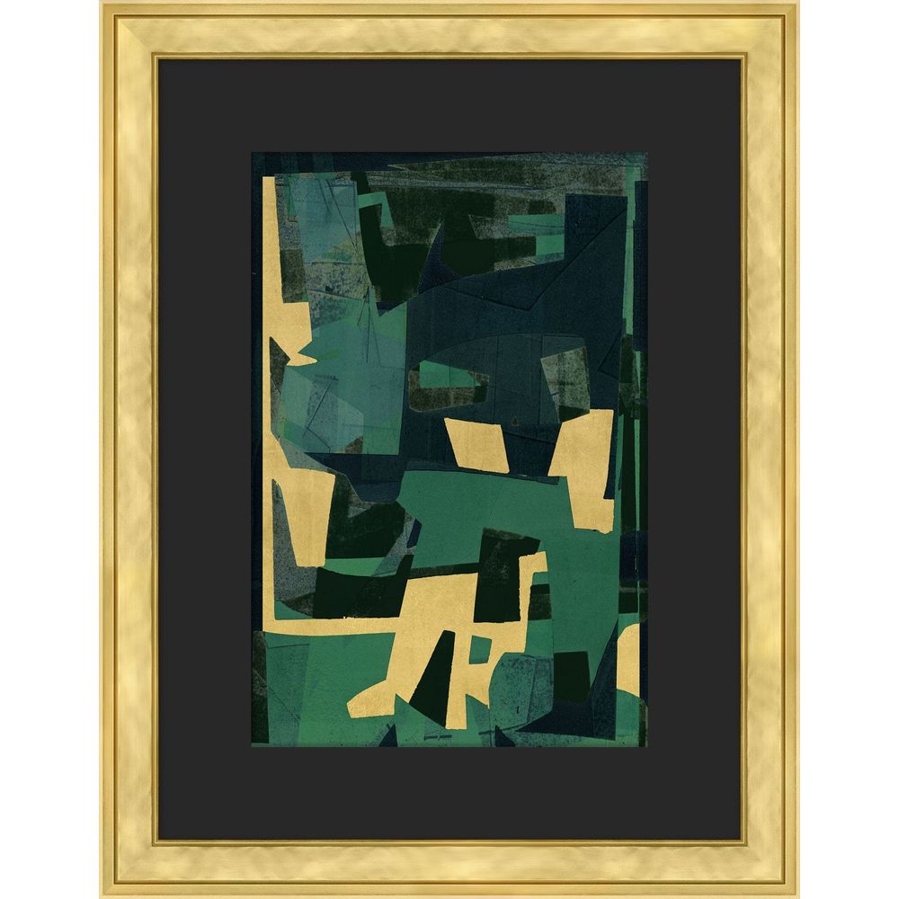 Wall Art Golden Labyrinth 2