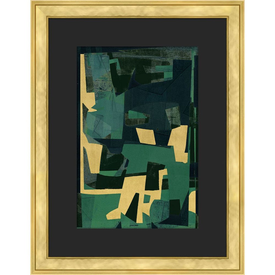 Wall Art Golden Labyrinth 2