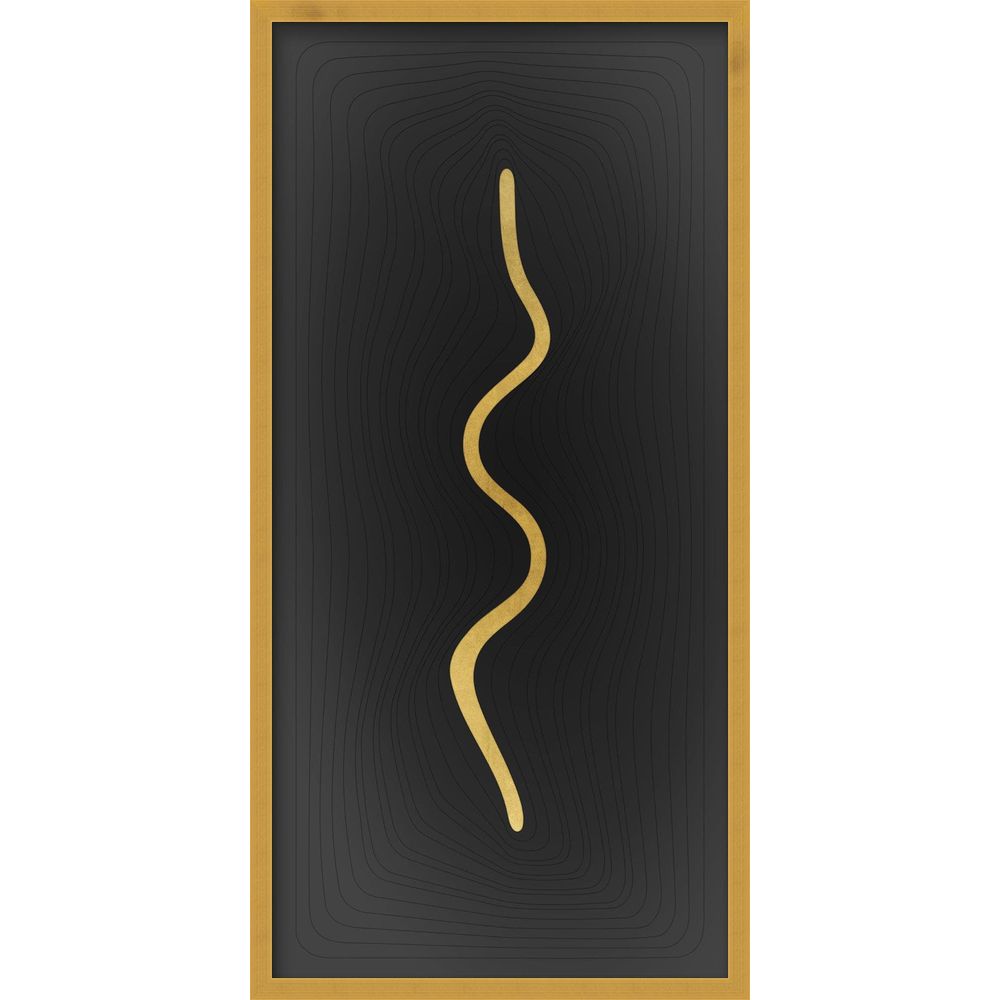 Wall Art Through Layers Gold Shadowbox 2