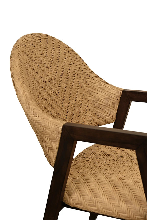 Walter Round Back Armed Dining Chair