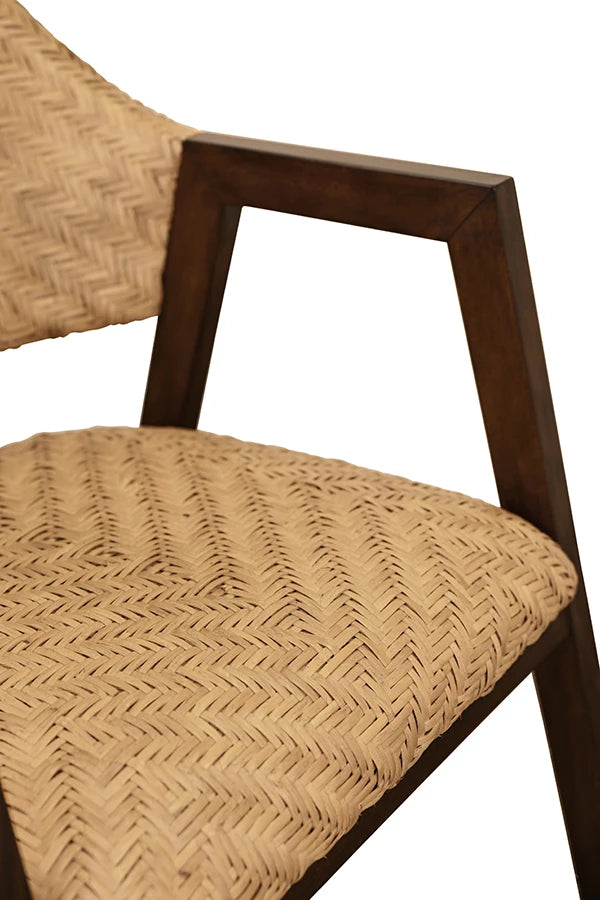 Walter Round Back Armed Dining Chair