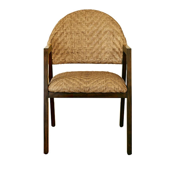 Walter Round Back Armed Dining Chair