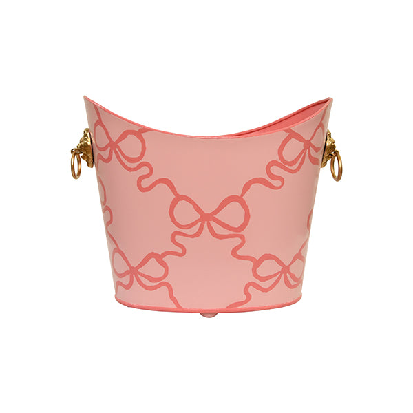 Wastebaskets Small Oval Wastebasket With Raised Ends And Lion Handles