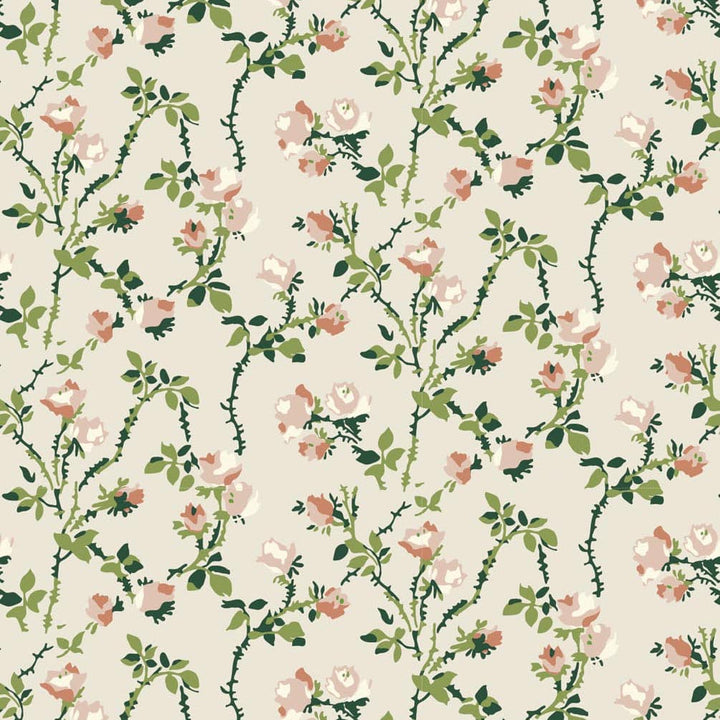Rose Thorns Wallpaper-Mitchell Black-MITCHB-WC411-IG-PM-10-Wall DecorPatterns Ivory Garden-Premium Matte Paper-5-France and Son