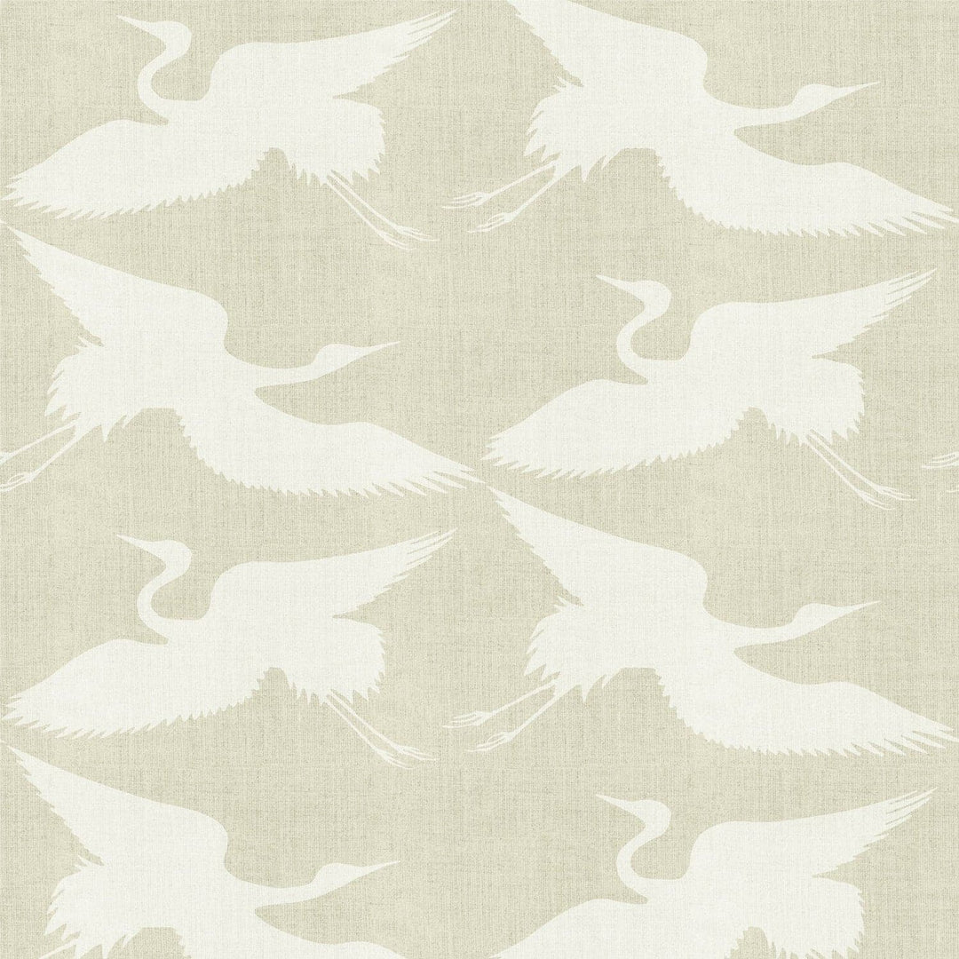 Paper Cranes Wallpaper-Mitchell Black-MITCHB-WCB510-E-PM-10-Wall DecorPatterns Eucalyptus-Premium Matte Paper-1-France and Son