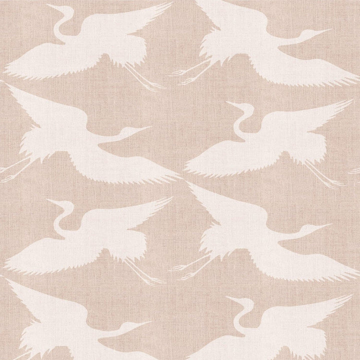 Paper Cranes Wallpaper-Mitchell Black-MITCHB-WCB510-R-PM-10-Wall DecorPatterns Sunlit Rose-Premium Matte Paper-5-France and Son