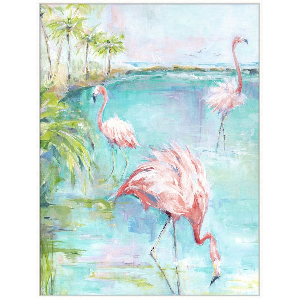 Wall Art Tropical Flamingo 1