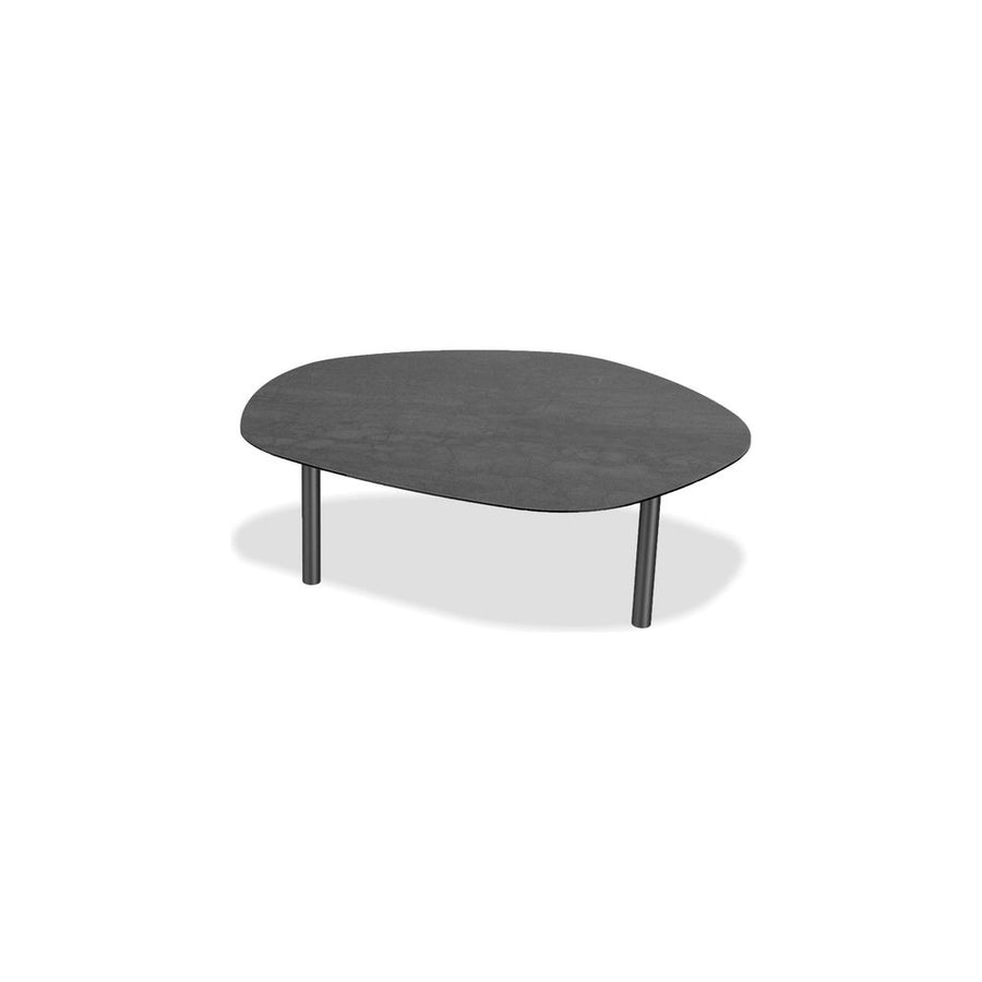 Coffee Tables Arzo Large Coffee Table Industrial Grey Ceramic Top