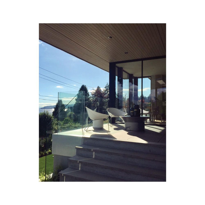 Outdoor Coffee Tables Boracay Coffee Table Grey Fiber Cement Epoxy, Solid Surface Base Indoor-Outdoor